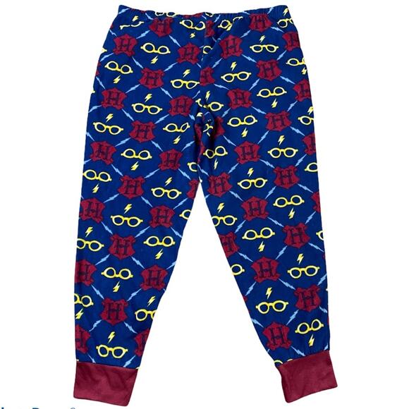 Harry Potter Sleep Pajama Lounge Pants Sz L - Picture 1 of 5